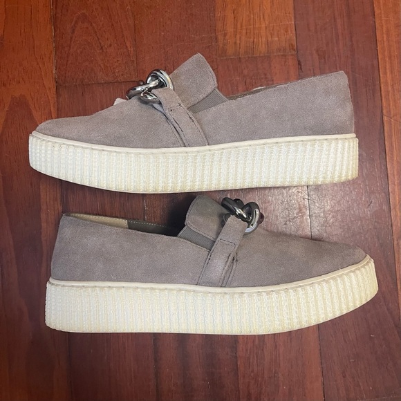 Splendid Smokey Roberta Suede Slip On Platform Chunky Loafer Sneaker Size 8 - Picture 3 of 10